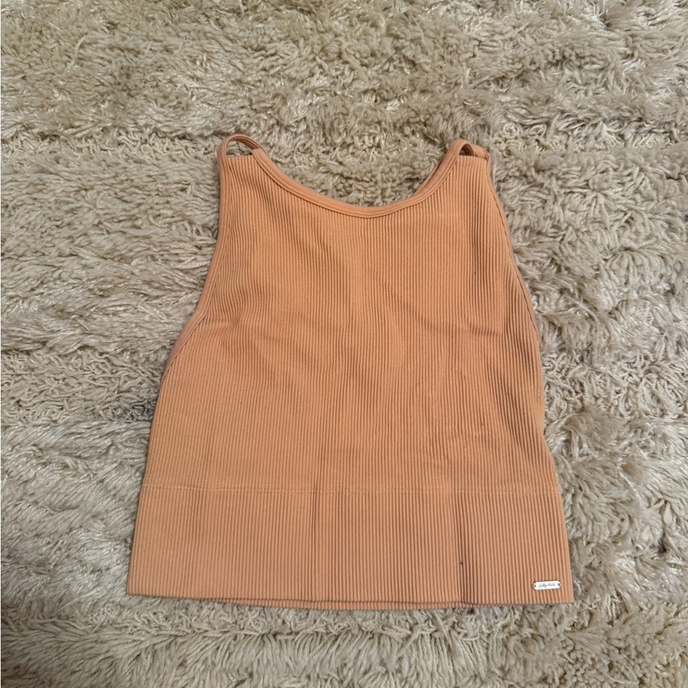 Orange workout top